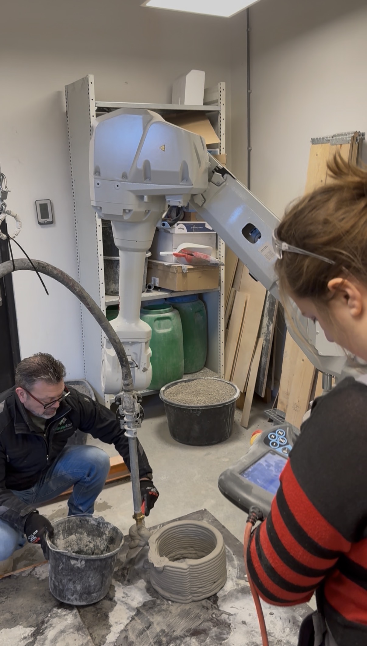 Concrete 3D printing
